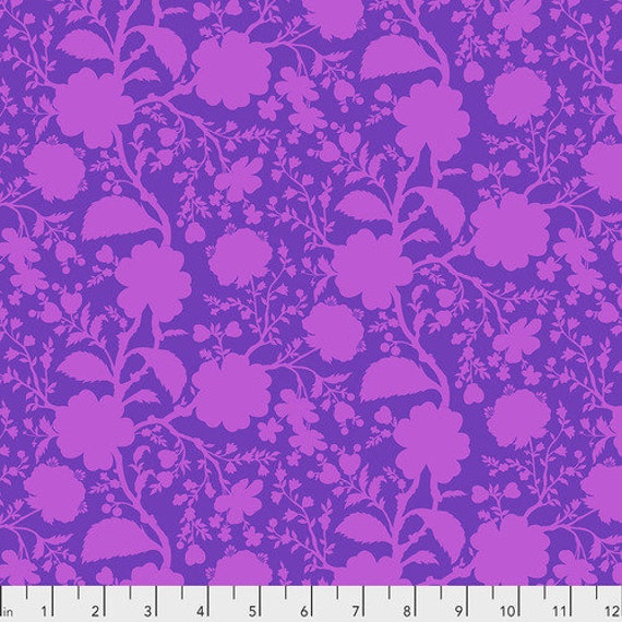 True Colours Wildflower Dahlia - Tula Pink - PER QUARTER METRE True Colours Wildflower Dahlia - Tula Pink - PER QUARTER METRE
