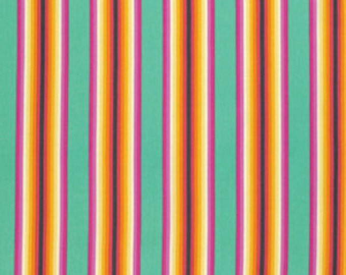 Fat Quarter Tick Tock Stripe in Sorbet - Tula Pink Chipper