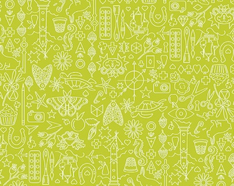 Sun Print 2022 -- Anniversary Collection by Alison Glass -- A 9036-G1 Collection in Pear