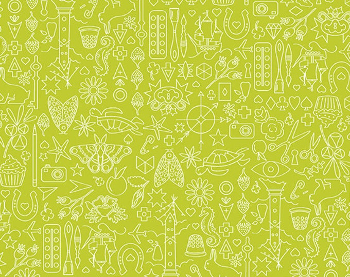 Sun Print 2022 -- Anniversary Collection by Alison Glass -- A 9036-G1 Collection in Pear