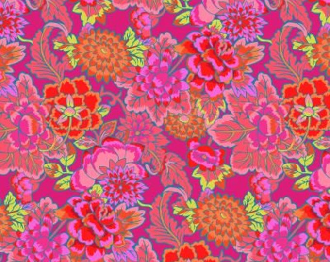 Kaffe Fassett Collective February 2022 -- Fat Quarter of Kaffe Fassett Cloisonne in Magenta