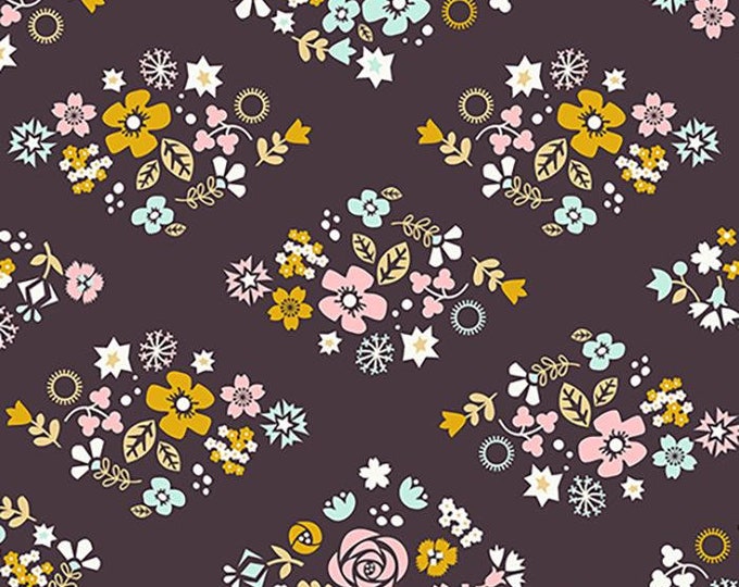 Koi Pond by Ruby Star Society -- Fat Quarter of Blossom Festival in Caviar (RS1038 13)