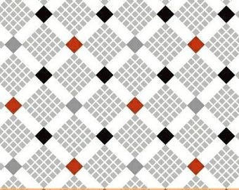 Uppercase Volume 2 by Janine Vangool for Windham Fabrics - Feed Sack in Grey - Fat Quarter