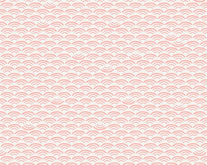 Koi Pond by Ruby Star Society -- Fat Quarter of Smile and Wave in Peach Fizz (RS1042 16)