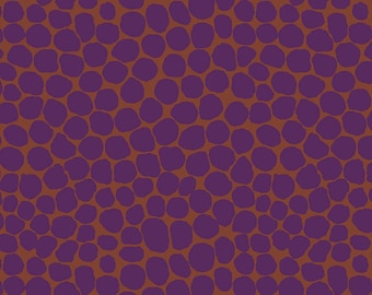 Kaffe Fassett Collective February 2021 -- Fat Quarter of Brandon Mably Jumble in Prune