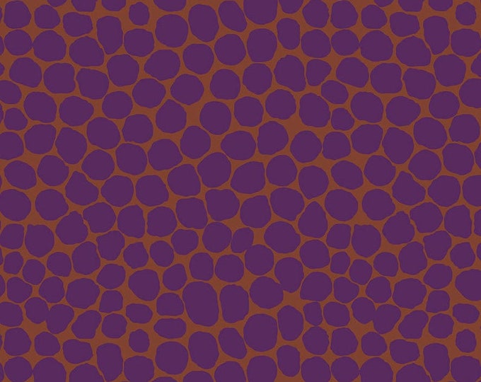 Kaffe Fassett Collective February 2021 -- Fat Quarter of Brandon Mably Jumble in Prune