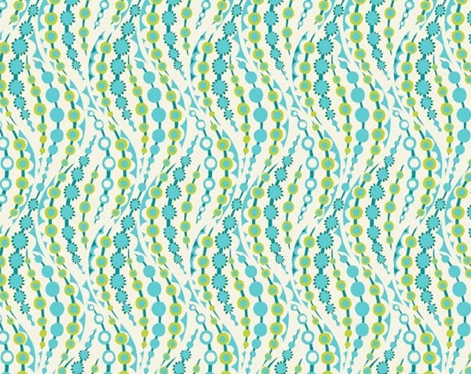 Eden by Sally Kelly for Windham Fabrics - Fat Quarter of 52812-9 Ripple in Teal