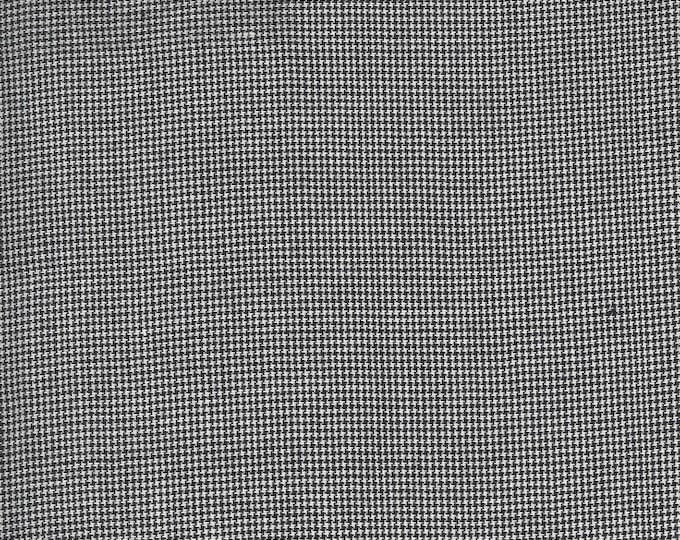 Moda Low Volume Wovens Houndstooth Charcoal by Jen Kingwell -- Fat Quarter