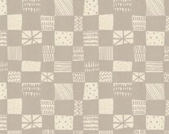 In Stock! Printshop Grid in Grey by Alexia Marcell Abegg for Cotton and Steel