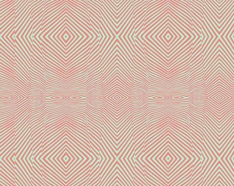 Fat Quarter of Lazy Stripe in Lunar - Tula Pink's Moon Garden for Free Spirit Fabrics