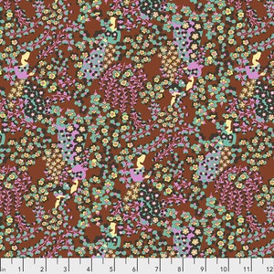 Amy Butler Natural Beauty -- Fat Quarter of Goddess in Carmel