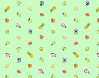 Fat Quarter Forbidden Fruit Snacks in Mojito  - Tula Pink's Daydreamer for Free Spirit Fabrics