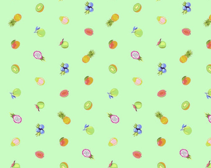 Fat Quarter Forbidden Fruit Snacks in Mojito  - Tula Pink's Daydreamer for Free Spirit Fabrics