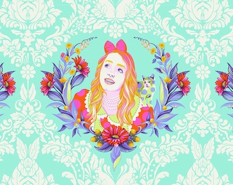 Fat quarter of Alice in Daydream - Tula Pink's Curiouser and Curiouser for Free Spirit Fabrics