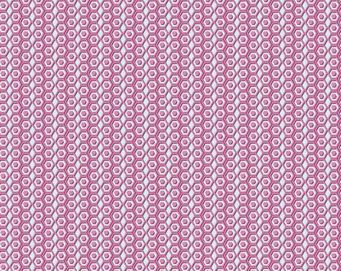 Jardin de la Reine by Odile Bailloeul for Free Spirit Fabrics - Fat quarter of Palace Topiary in Rose