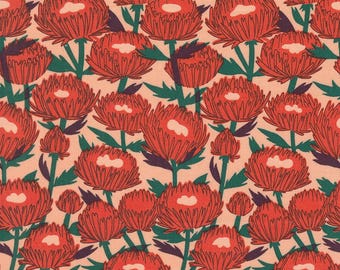 Love Letter by Lizzy House- (37122 12) -- Fat Quarter of November in Peach