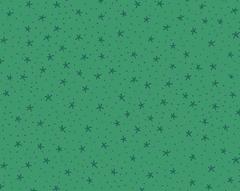 Mixtape by Libs Elliot for Andover Fabrics - April Skies in Teal - Fat Quarter