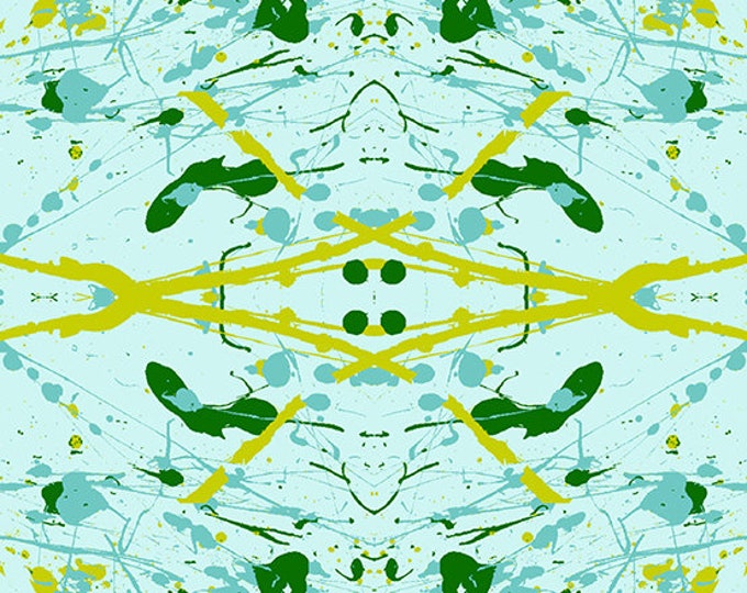 Prism by Guicy Guice for Andover Fabrics - Fat Quarter of Splatter in Light Teal