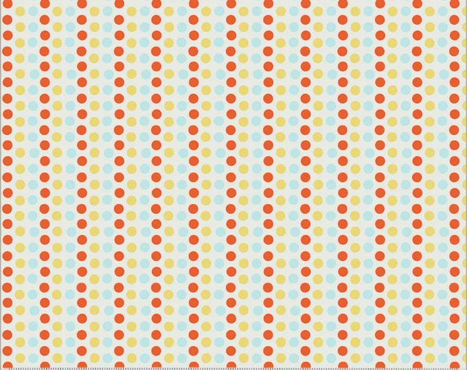 Heather Ross Studio Edit --54326D-4  Dots in Blue & Yellow