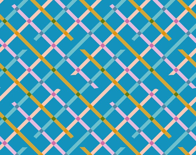 Washi Plus -- (RS1104 15) Off Grid in Bright Blue by Rashida Coleman Hale for Ruby Star Society