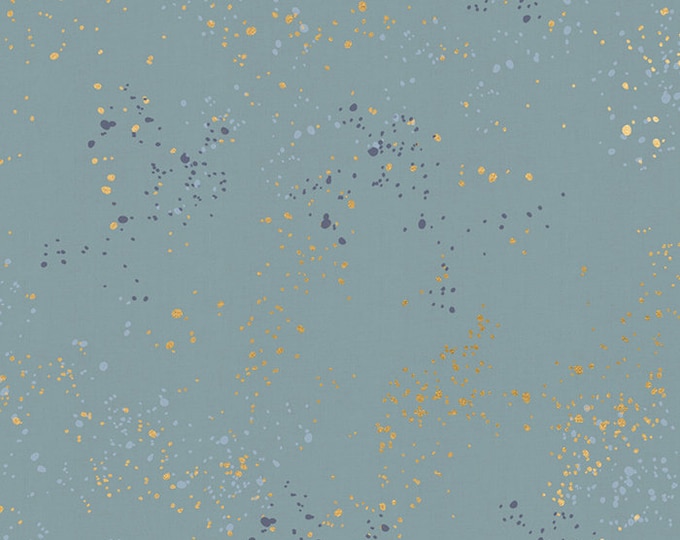 Speckled -- Metallic Soft Blue (RS5027-48M) by Ruby Star Society for Moda -- Fat Quarter