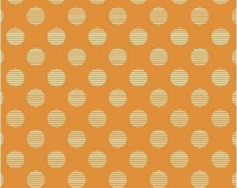 Hello Jane by Allison Harris for Windham Fabrics - Circles in Orange - Fat Quarter