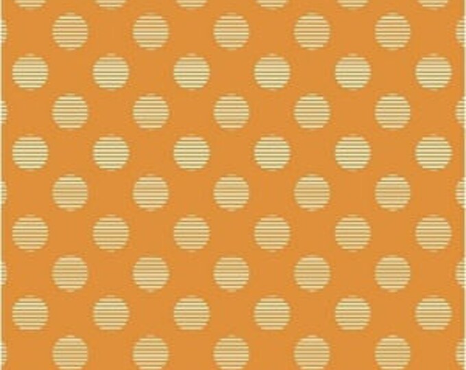 Hello Jane by Allison Harris for Windham Fabrics - Circles in Orange - Fat Quarter