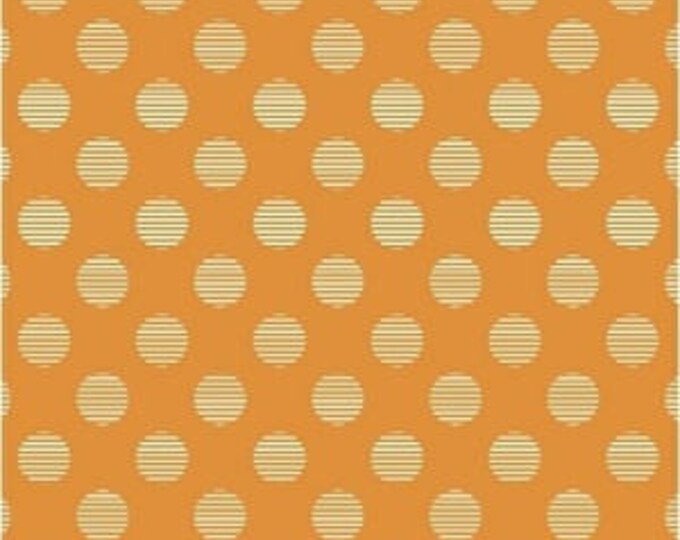 Hello Jane by Allison Harris for Windham Fabrics - Circles in Orange - Fat Quarter