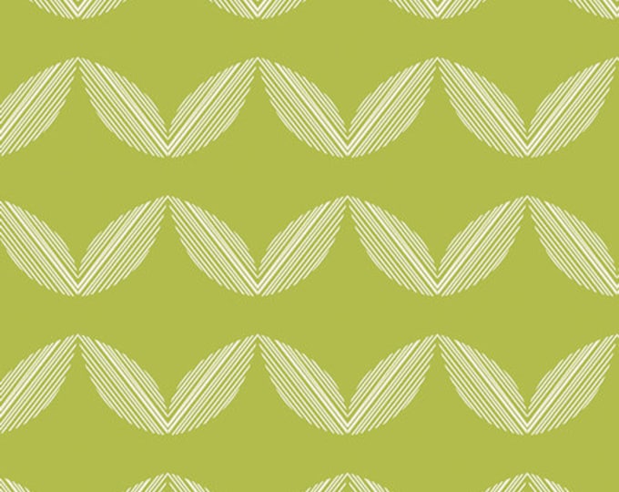 Joie de Vivre by Bari J. for Art Gallery Fabrics - Joy Plante Chartreuse - Fat Quarter