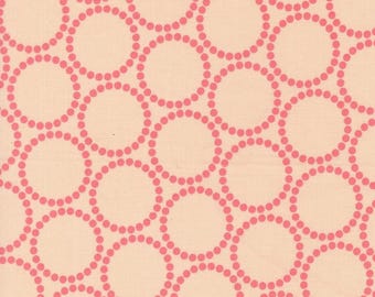 Love Letter by Lizzy House- (37125 13) -- Fat Quarter of Pearl Bracelet in Pink Strawberries