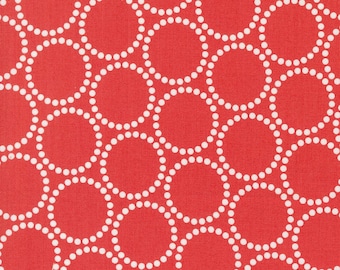 Love Letter by Lizzy House- (37125 18) -- Fat Quarter of Pearl Bracelet in Red