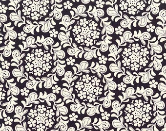 Strawberry Moon bySandi Henderson for Michael Miller - Petite Henna Garden in Blackberry - Fat Quarter