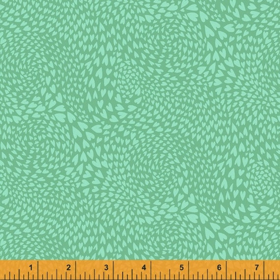 Eden Swirl of Hearts in Green Eden Swirl of Hearts in Green