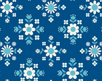 Darlings 2 by Ruby Star Society -- Fat Quarter of Florametry in Bluebell (RS5065 14)