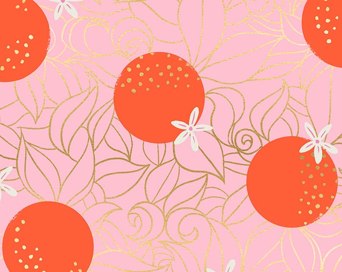 Florida Shade Orange Blossoms in Posy RS2025 12M by Sarah Watts -Ruby Star Society - Fat Quarter