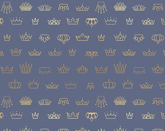 Reign Coronation in Denim (RS1030 16M) by Ruby Star Society -- Fat Quarter