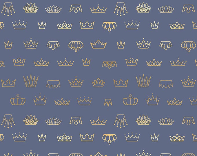 Reign Coronation in Denim (RS1030 16M) by Ruby Star Society -- Fat Quarter