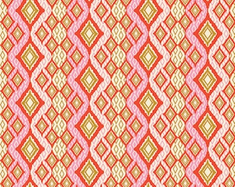 Eve by Bari J. for Art Gallery Fabrics - Fat Quarter of Exotic Bandana Ruby