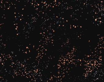 Speckled -- Metallic Black (RS5027-61M) by Ruby Star Society for Moda -- Fat Quarter