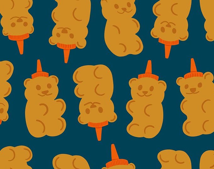 Egg and Friends-- (RS3092 16) Honey Bears in Galaxy by Kimberly Kight