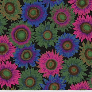 Kaffe Fassett Collective August 2021 -- Fat Quarter von Philip Jacobs Van Gogh in Dark