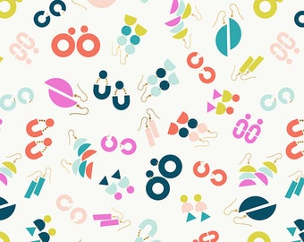 Adorn by Rashida Coleman Hale -- Ornaments in Cream Soda (RS1019-11) by Ruby Star Society for Moda -- Fat Quarter