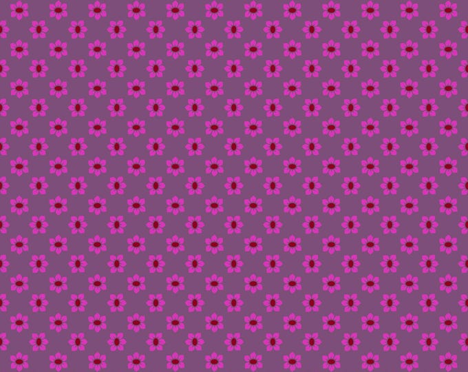 Allegory by Anna Maria Parry -- Fat Quarter of AMT145- 83V Stamped in Plum