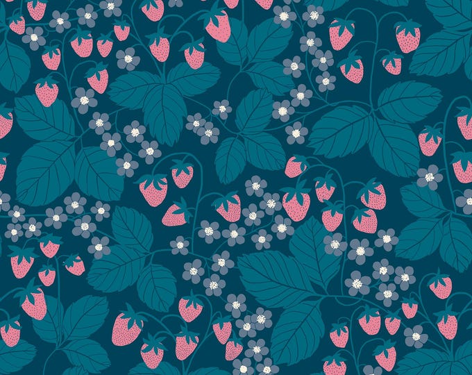 Reimagined Landscapes-- (RS6054 16) Strawberry Field in Galaxy by Jen Hewett