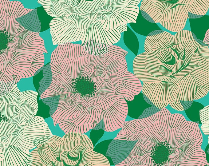 Camellia by Melody Miller -- Fat Quarter of Parlor in Tropic (RS0030 13)