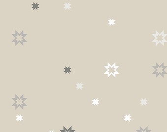 Stealth by Libs Elliot for Andover Fabrics -  Fat Quarter of North Star in Canvas