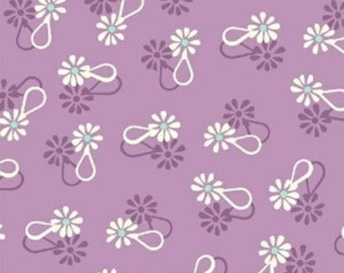 Hello Jane by Allison Harris for Windham Fabrics - Floral in Lilac - Fat Quarter