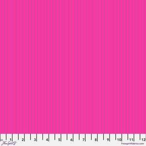 Fat Quarter  - Tula Pink&#39;s True Colors Fabric for Free Spirit Fabrics -- Tiny Stripes in Mystic