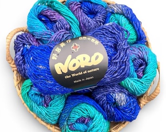 Noro Silk Garden 8 (Kanazawa) - Aran Yarn (10ply) - 50gram- 100m