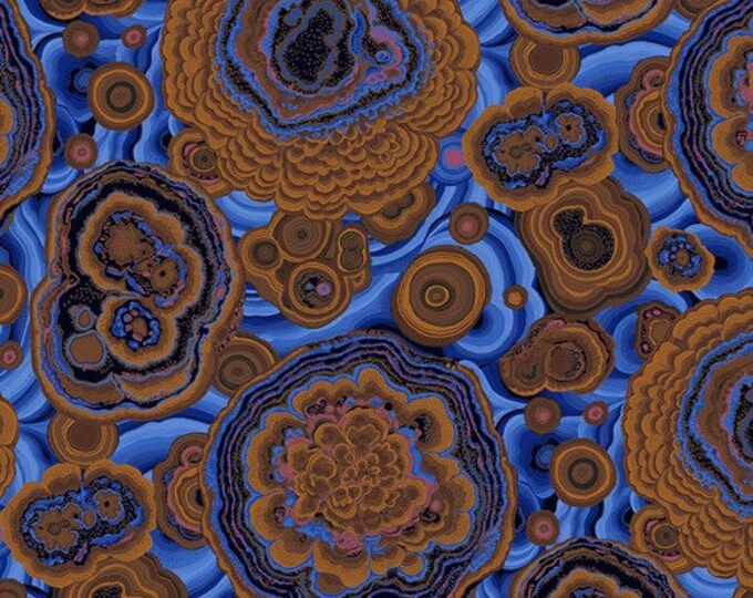 Kaffe Fassett Collective August 2020 -- Fat Quarter of Philip Jacobs Agate in Ochre